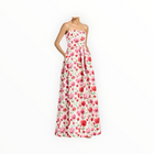 Sachin & Babi Beau Ivory Floral Waist Gown - Watercolor Poppies