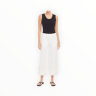 Fifteen Twenty Regina Cuff Cropped Pants- Off White