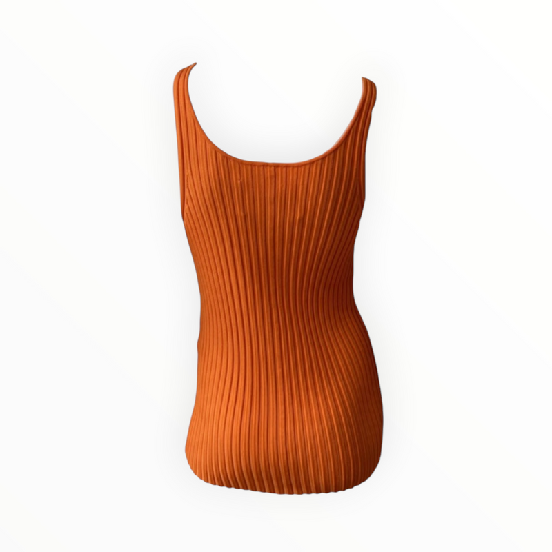 By Malene Birger Seyf Ribbed Tank - Orange