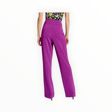 Essentiel Antwerp Viscose Satin  Straight Leg Pants - Purple