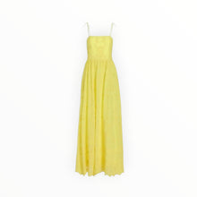 alice + olivia Juniper Tie Strap Dress - Lemon
