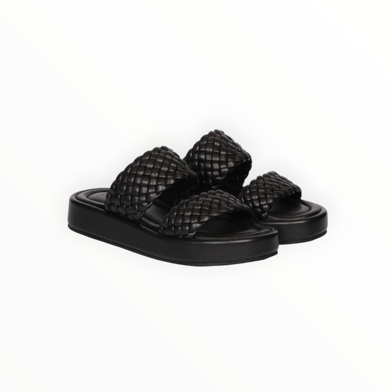Saint G Christina Slides - Black