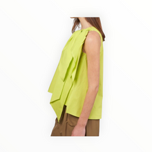 Psophía Cotton Bow Top - Lemon