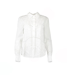 Le Superbe Corrines Ex BF Shirt - Pure White