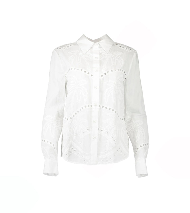 Le Superbe Corrines Ex BF Shirt - Pure White