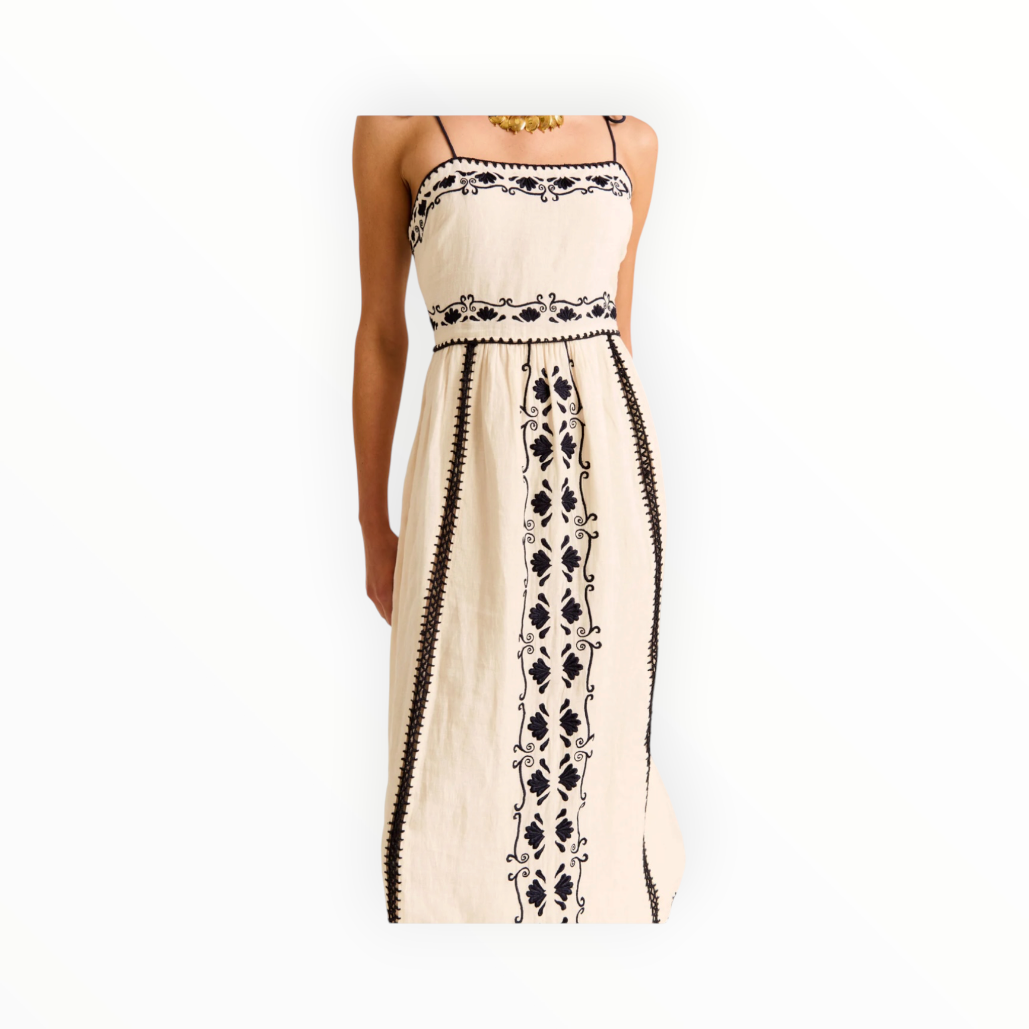 Carolina K Allegra Dress - Ivory