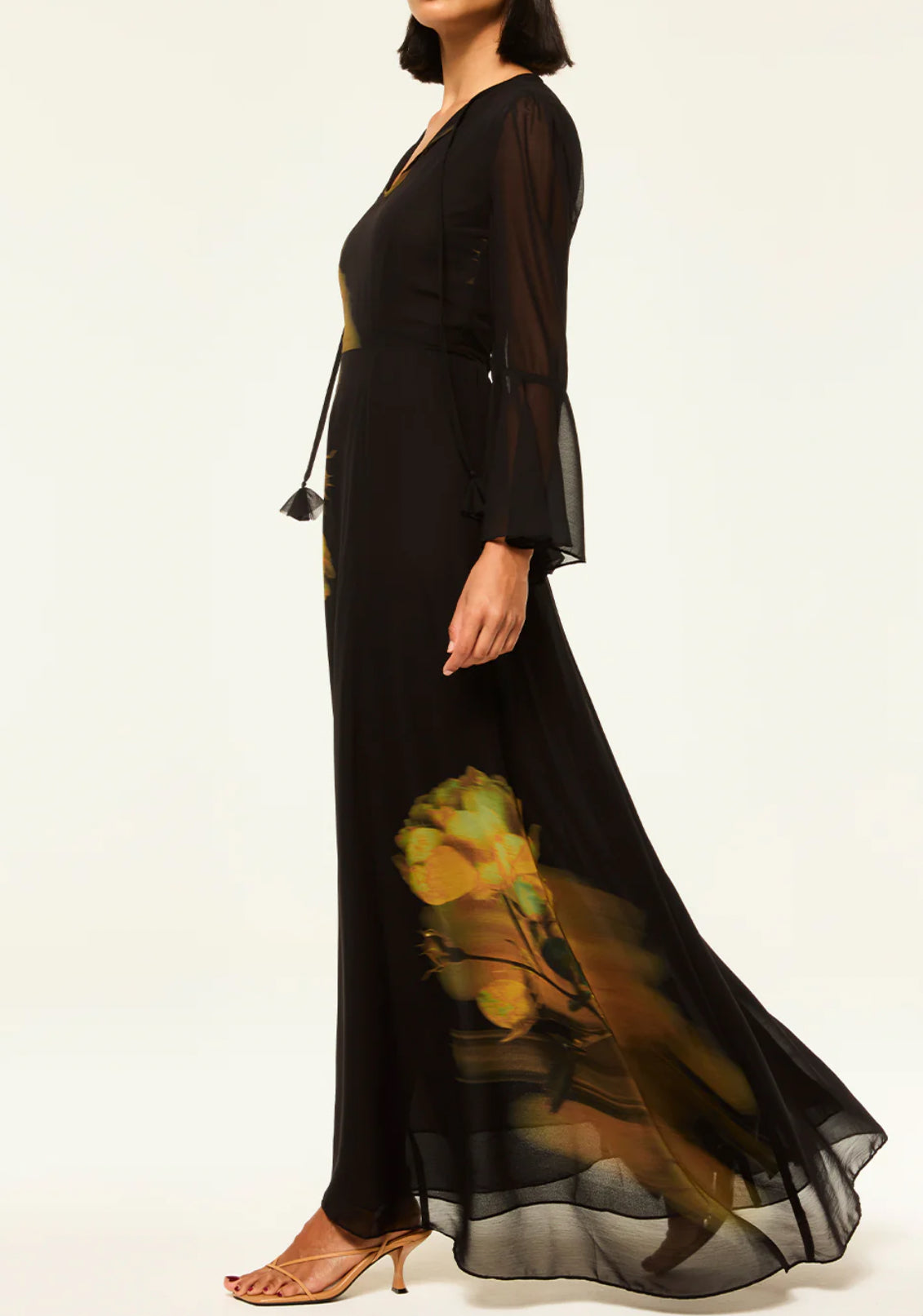 MISA Claire Dress - Yellow Rose Chiffon