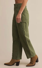 Z Supply Olive Twill Pants - Hunter Green