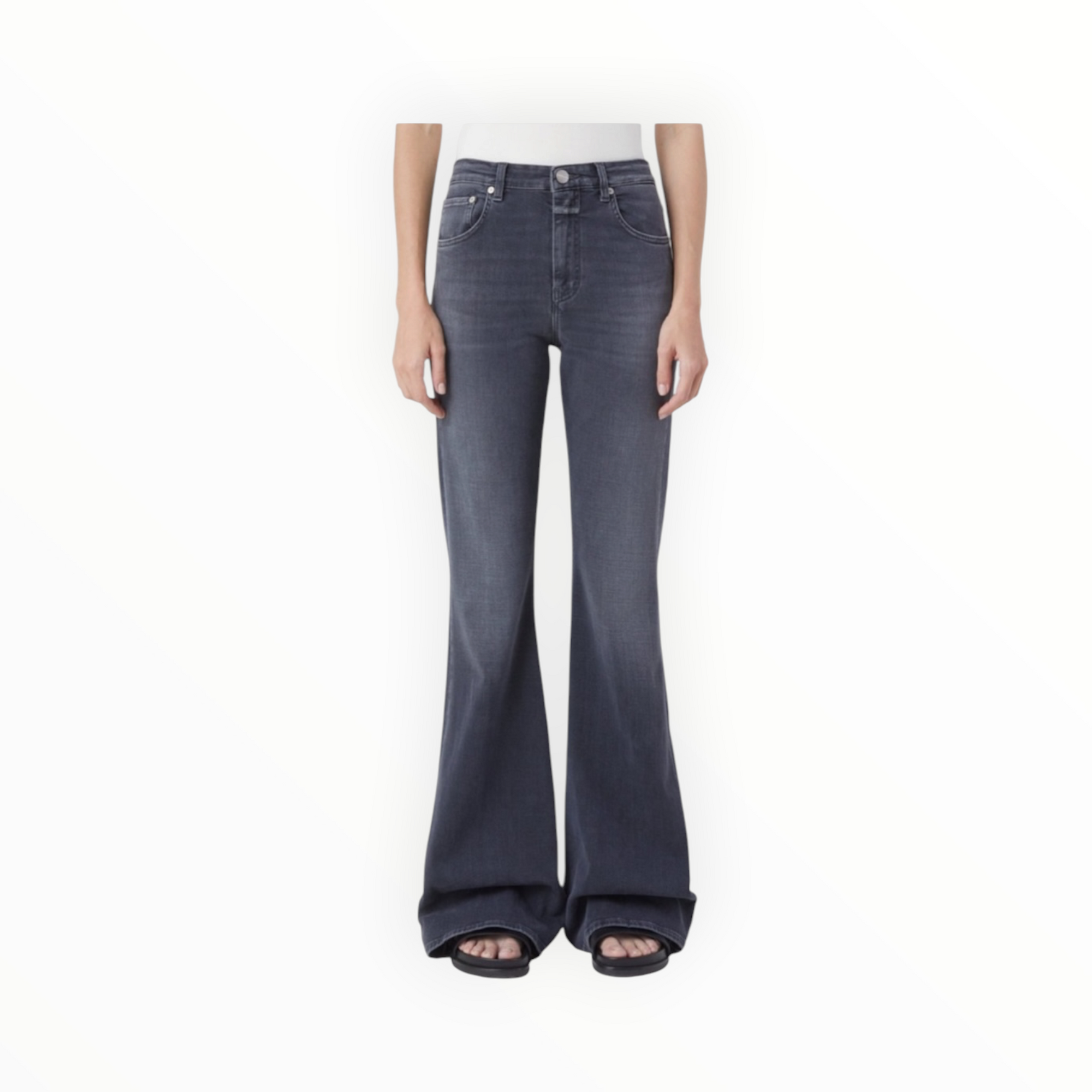 Closed Rawlin Flared Jeans - Dark Grey