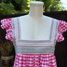 Nomadi Deluxe Gingham Dress - Pink