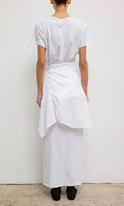 LESET Margo Maxi Dress - White