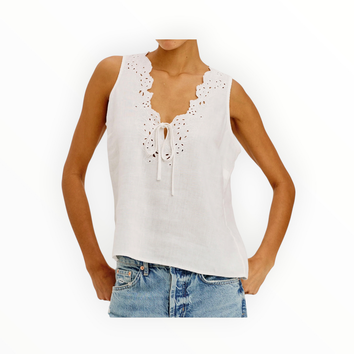 Rails Cornelia Top - White