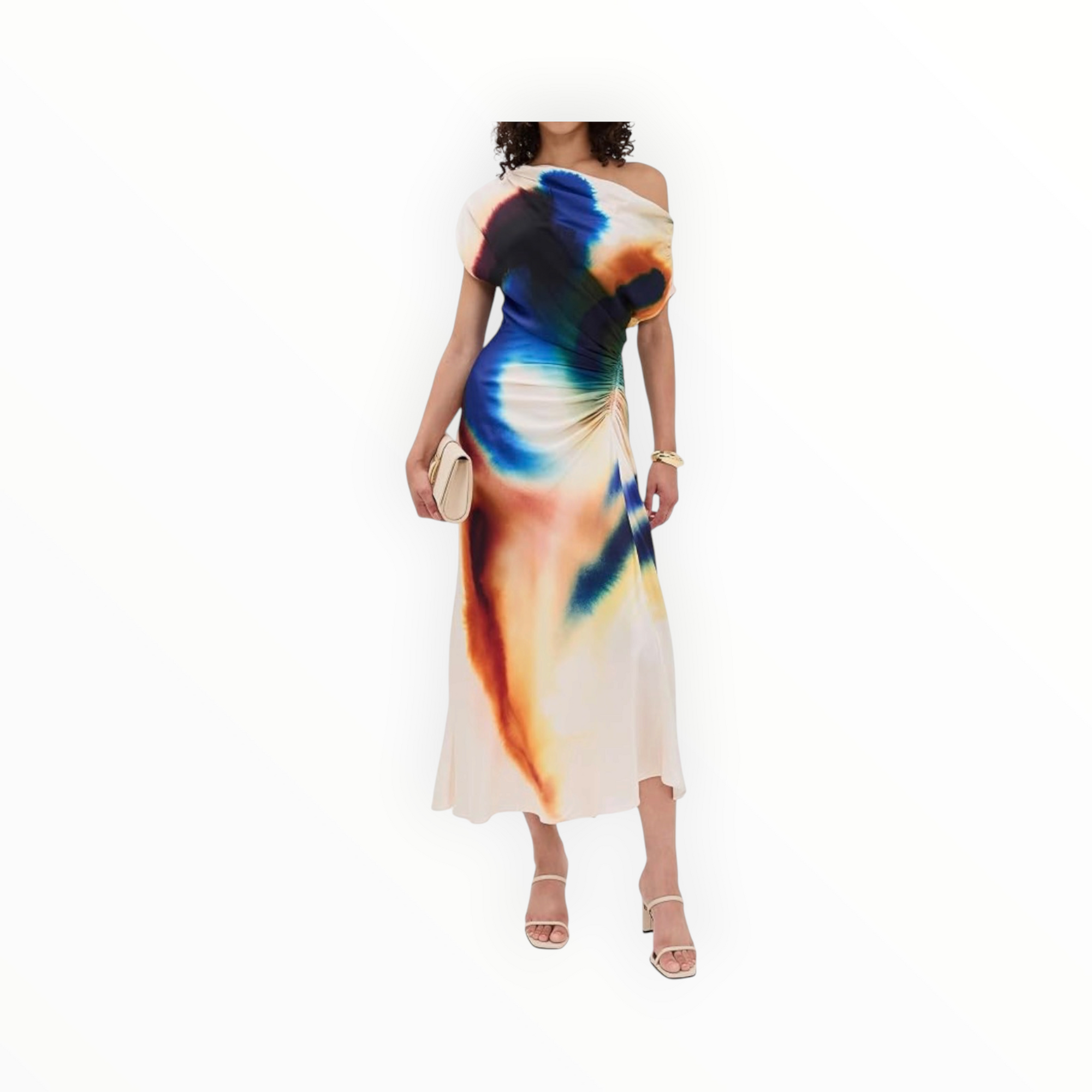 A.L.C. Penny Dress - Lapis Multi