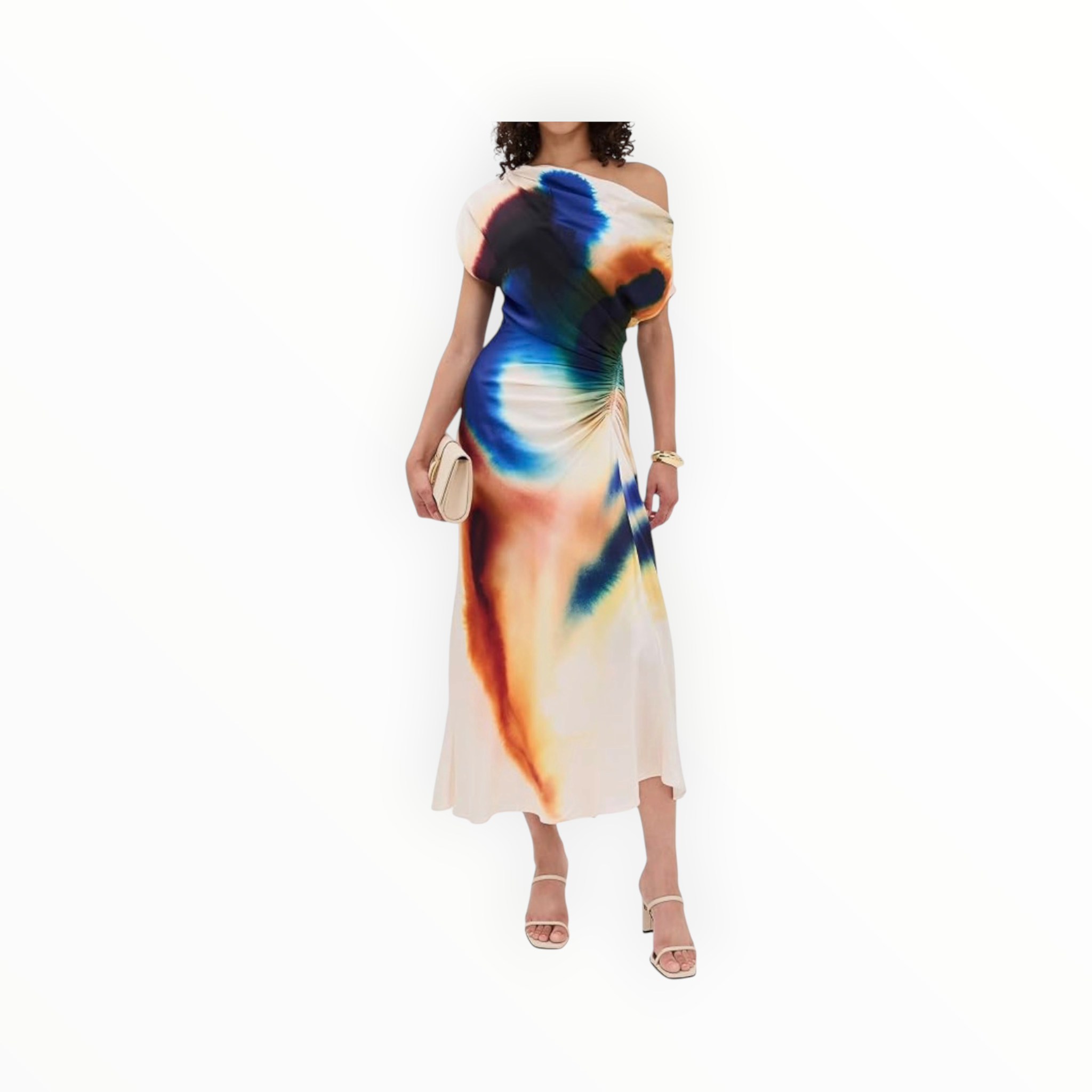 A.L.C. Penny Dress - Lapis Multi