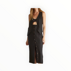Black Iris Bobbie Vest - Black