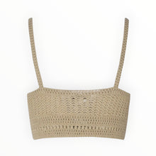 Vince Crocheted Crop Top - Natural