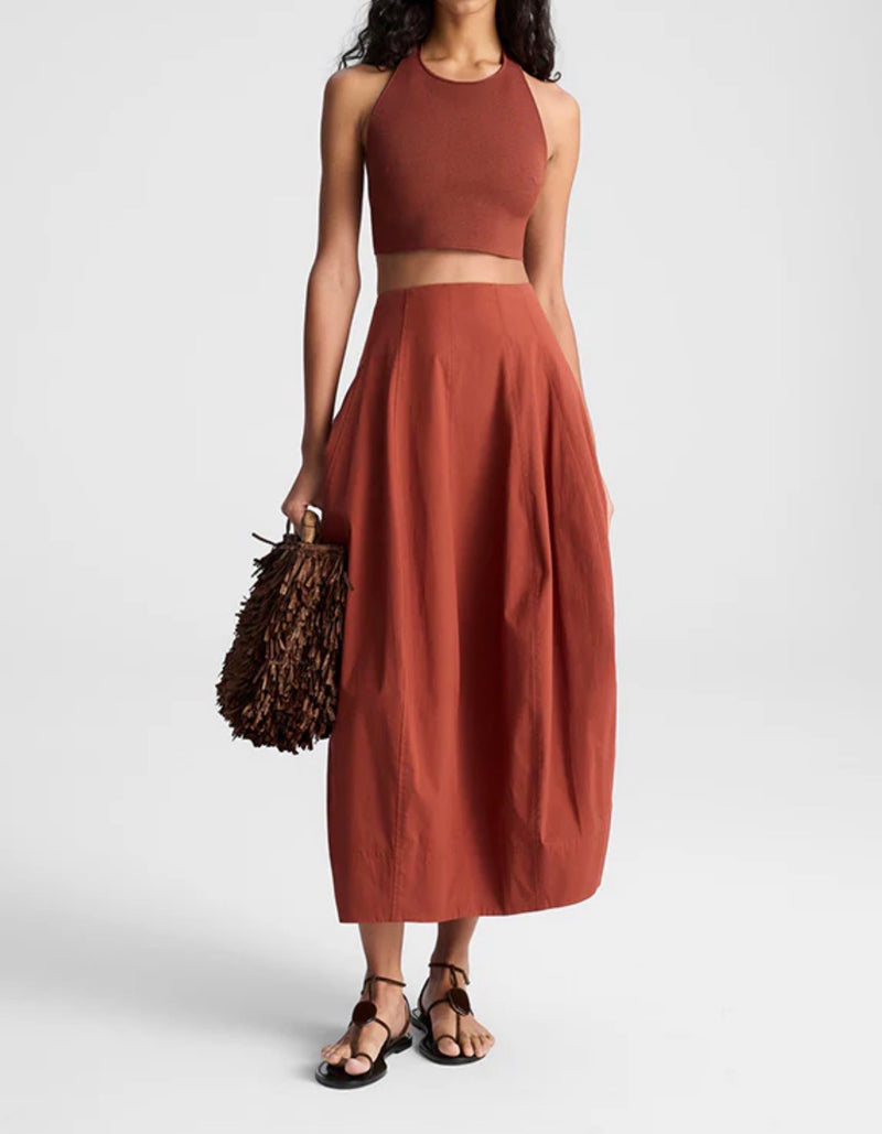 A.L.C. Rory Compact Knit Top - Brick