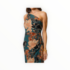 Hutch Siona Dress - Teal/Multi Inverted Sketch Floral