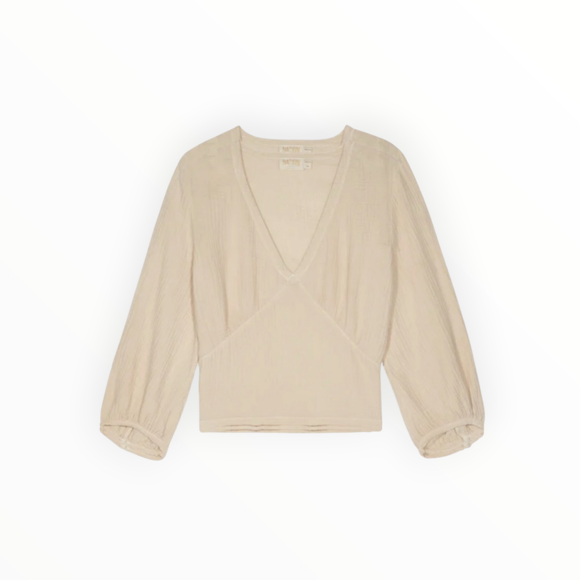 Nation Ltd Maribeth Blouse- Tapioca