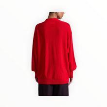 Apiece Apart Drippy Tissue Cardigan - Dragon Fruit