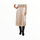 Bella Dahl Clean Waist Pleated Skirt - Mocha Softee