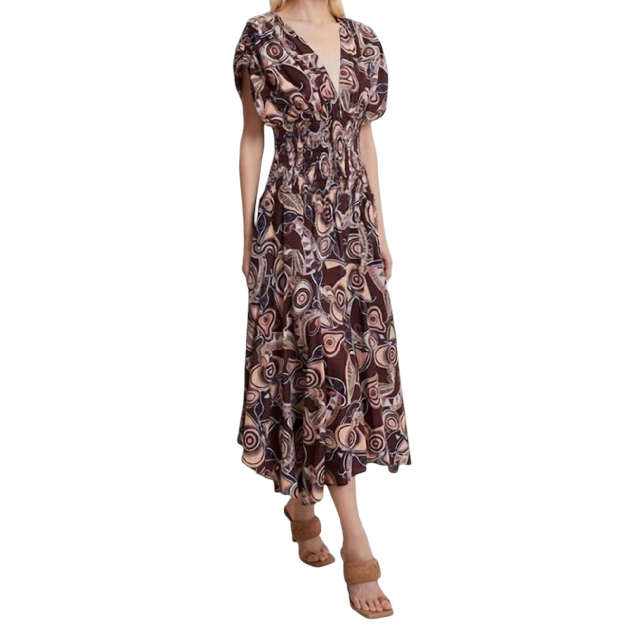 A.L.C. Lucia Dress - Bitter Chocolate
