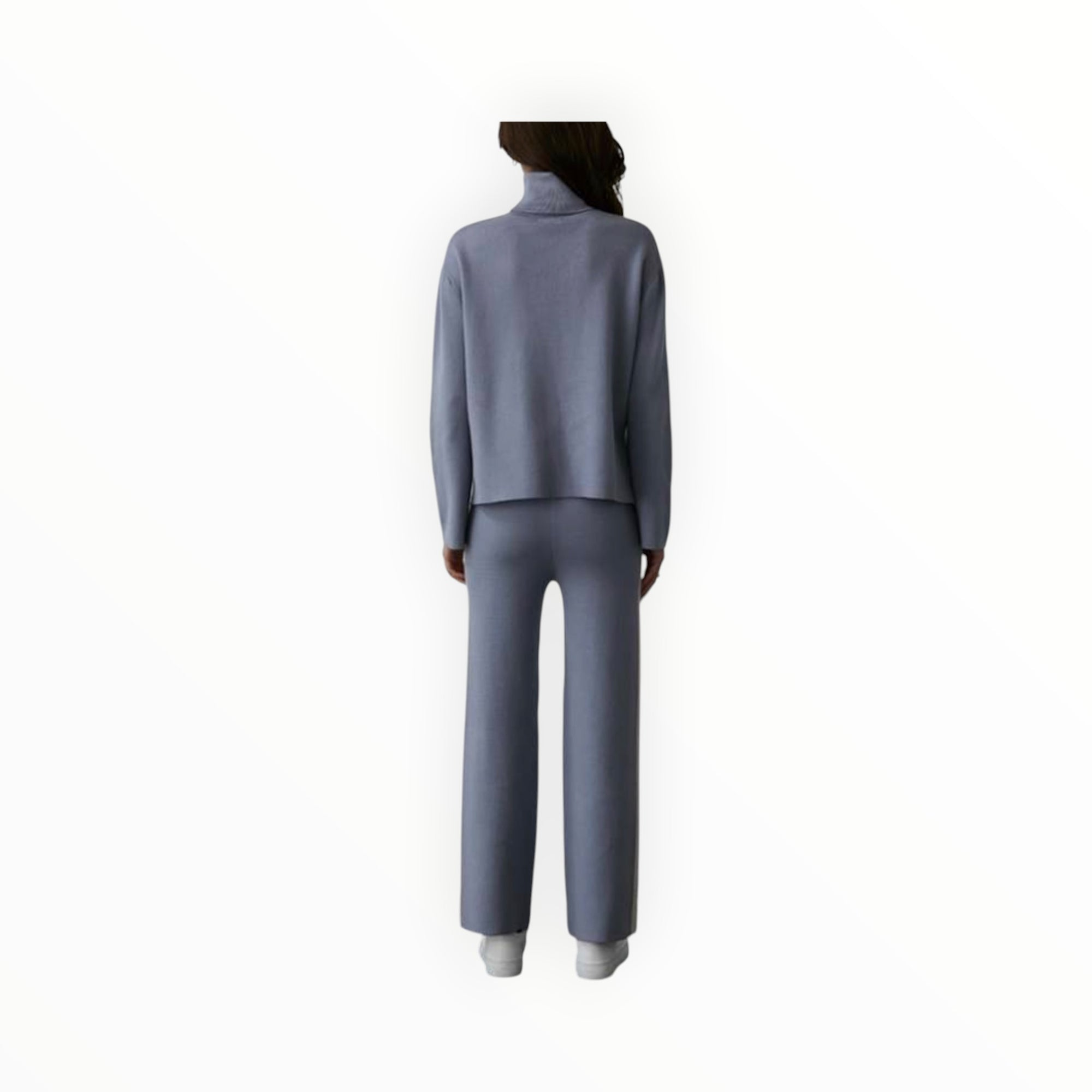 CRESCENT Sage Pop Sweater Set - Ice Blue