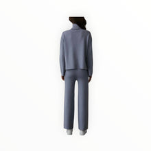 CRESCENT Sage Pop Sweater Set - Ice Blue