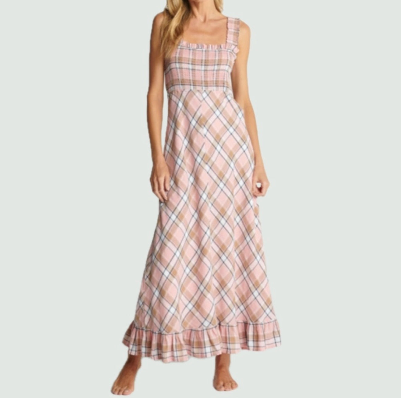sundays Beau Dress - Crystal Plaid