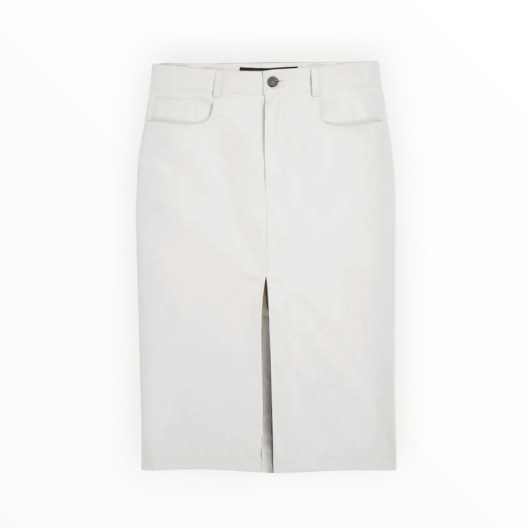 KASSL Editions 5-Pocket Skirt - Oil White