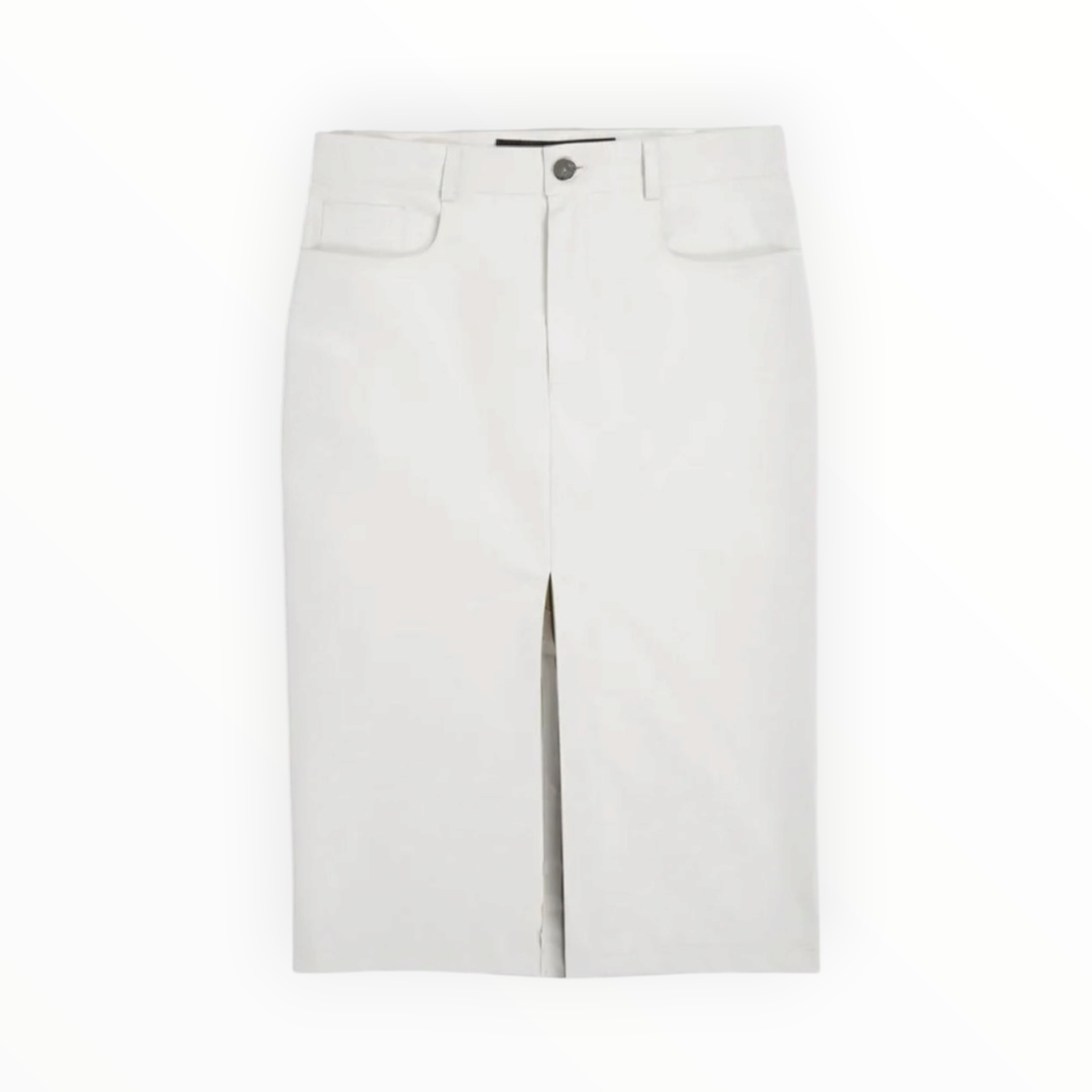 KASSL Editions 5-Pocket Skirt - Oil White