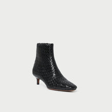 Loeffler Randall Marcella Black Woven Ankle Boot