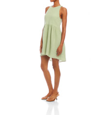 Fifteen Twenty Cianni Tie Neck Dress - Sage