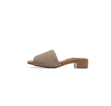 ROAM Raffia Square Sandal - Natural