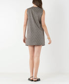 Emily McCarthy Tory Dress - Black Tonal Monogram