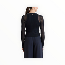 Toccin Crosby Cropped Cardigan - Navy