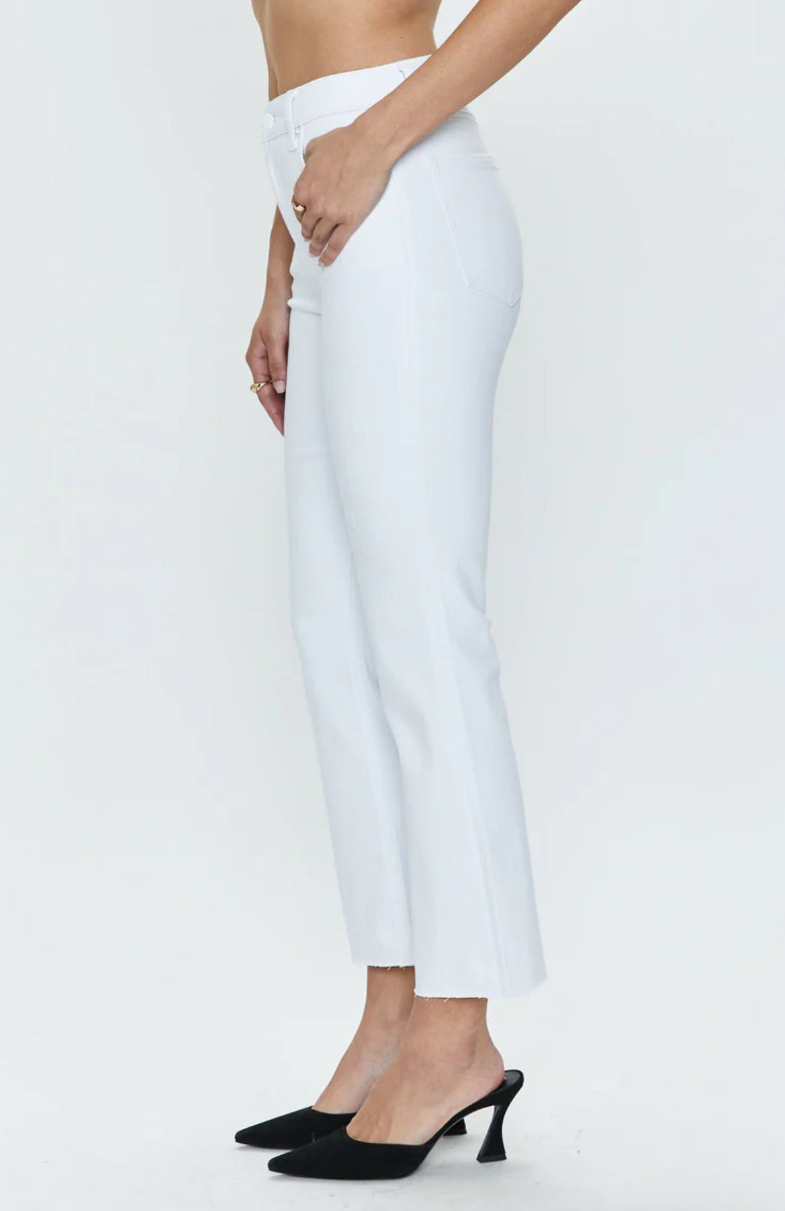 Pistola Lennon High Rise Crop Boot - Cloud Vintage