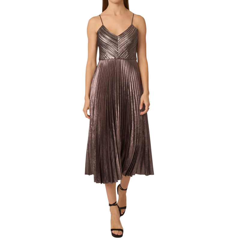 Gilner Farrar Indie Dress - Silver Metal Plating