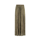 Roberto Collina Gonna Plisse Maxi Skirt - Militaire
