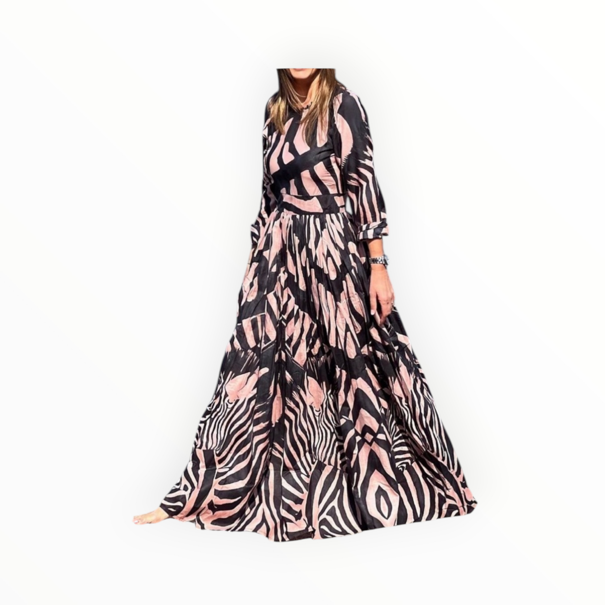 Connor & Blake Joy Dress - Crazy Zebra Pink