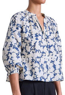 Apiece Apart Messina Top -  Alina Floral Cream