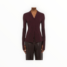 Helmut Lang Blazer Top - Mahogany