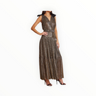bishop + young LaLa Party Dress - Gold Metallic