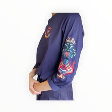 Tallulah & Hope Embroidered Top - Purple