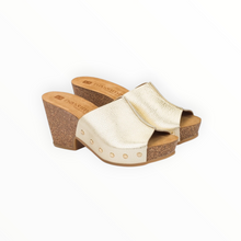 nassima Kilda Wedge Sandal - Gold