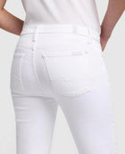 7 For All Mankind Slim Illusion Kimmie Straight - Luxe White