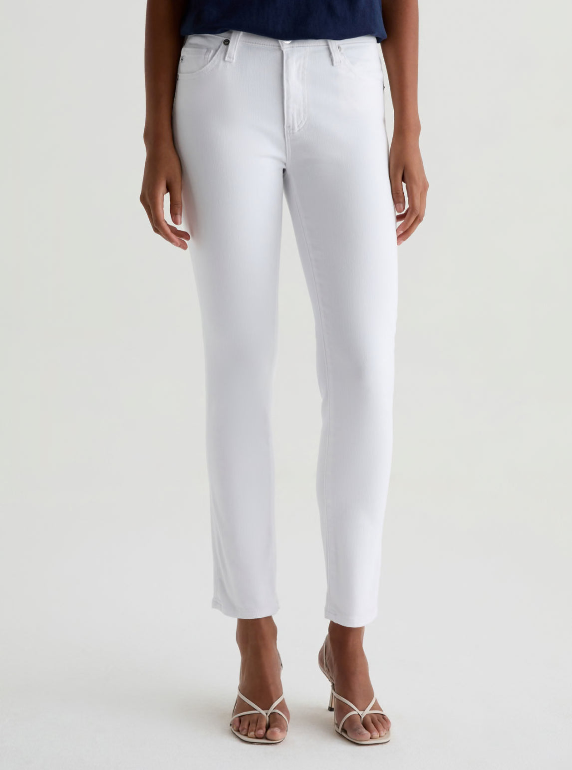 AG Jeans Prima Ankle Cigarette Leg - White
