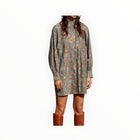 Carolina K Irina Dress - Paisley Blue