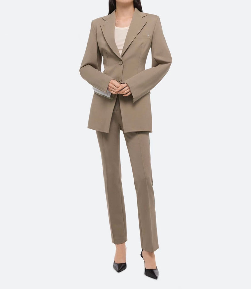 Helmut Lang Waisted Blazer - Taupe