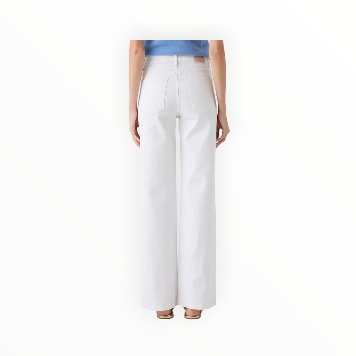 LE JEAN Georgia Wide Leg - White